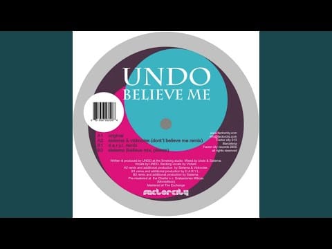Undo — Believe Me