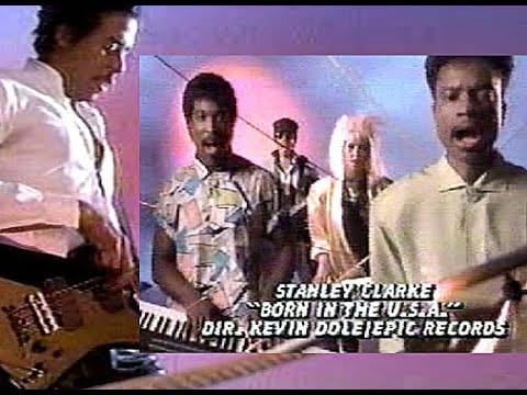 The Stanley Clarke Band — Longlost Music Video: Stanley Clarke "Born in the USA" 1985