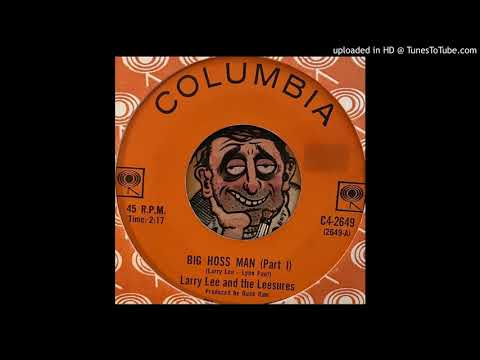 Larry Lee And The Leesures — Larry Lee and The Leesures - Big Hoss Man - Pt. 2 (Columbia) 1964