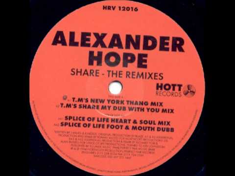 Alexander Hope — Alexander Hope - Share (Splice Of Life Foot & Mouth Dubb)