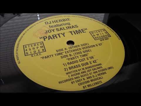 DJ Herbie — DJ Herbie Featuring Joy Salinas ‎- Party Time (Extended Version)