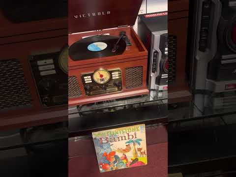 Wilma Flintstone — Vintage story vinyl. The Flintstone tell the story of Bambi.
