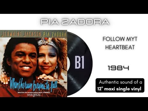 Jermaine Jackson — Pia Zadora - Follow My Heartbeat [12'' maxi single]