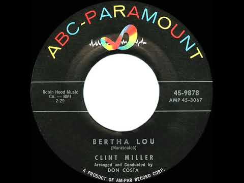 Clint Miller — 1958 Clint Miller - Bertha Lou