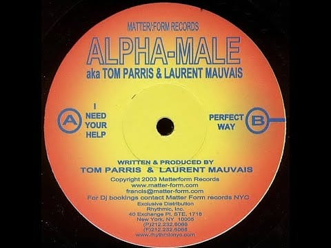 Alpha Male — Alpha-Male a.k.a. Tom Parris & Laurent Mauvais - I Need Your Help