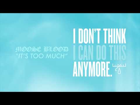 Moose Blood — Moose Blood - It's Too Much (Visual)
