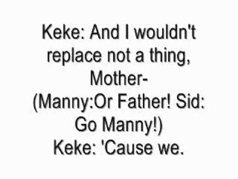 Keke Palmer — Ice Age 4 - We Are Family (Lyrics)