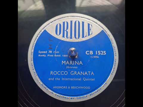 Rocco Granata Und Sein Quintetto Italiano — Rocco Granata And The International Quartet - Marina 1959