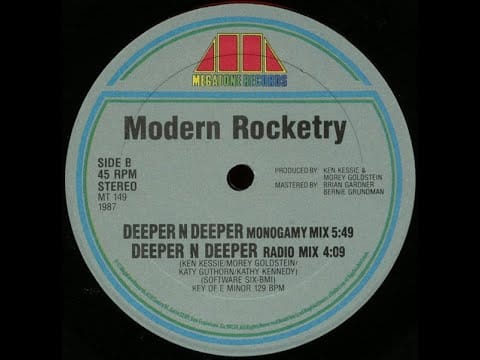 Modern Rocketry — Modern Rocketry - Deeper N Deeper (Monogamy Mix) | 1987