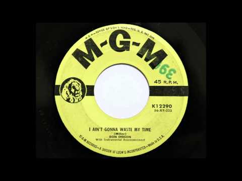 Don Gibson — Don Gibson - I Ain't Gonna Waste My Time (MGM 12290) [1956 country bopper]