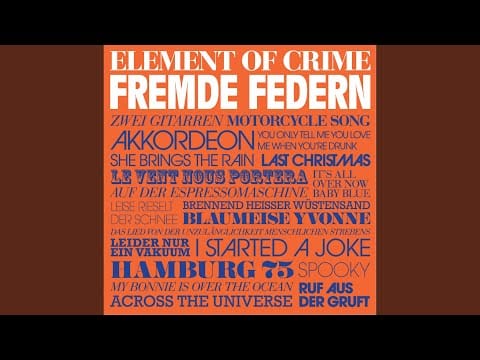 Element of Crime — Leider nur ein Vakuum