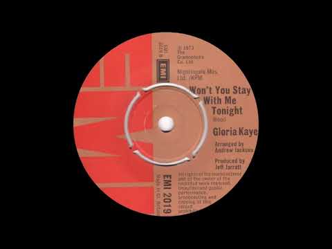 Gloria Kaye — Gloria Kaye - Won't You Stay With Me Tonight