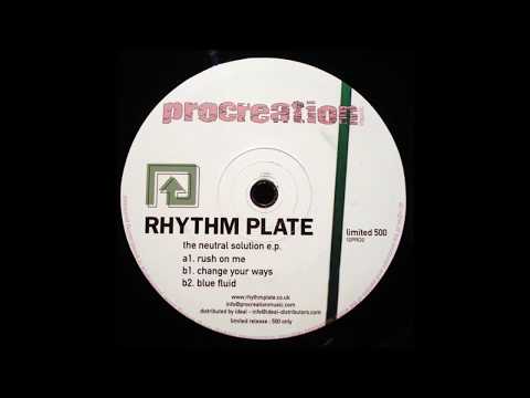 Rhythm Plate — Rhythm Plate  -  Blue Fluid