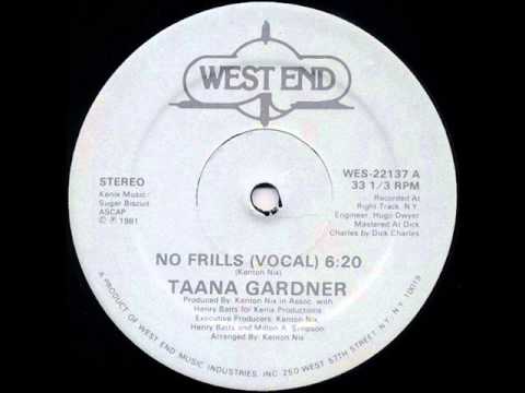Taana Gardner — Taana Gardner -  No Frills 1981
