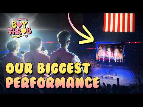 Boy Throb — We Performed the National Anthem for 25,000 People!