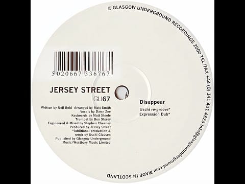 Jersey Street — Jersey Street - Disappear (Expression Dub) (2000)