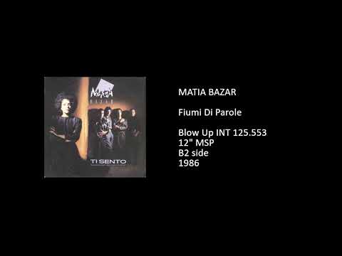 Matia Bazar — MATIA BAZAR - Fiumi Di Parole - 1986
