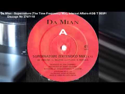 Damian — Da Mian - Supernature (The Time Frequency Mix) 1992)
