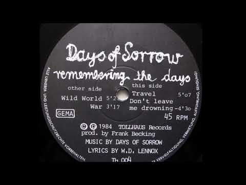 Days Of Sorrow — Days Of Sorrow - War (A2)