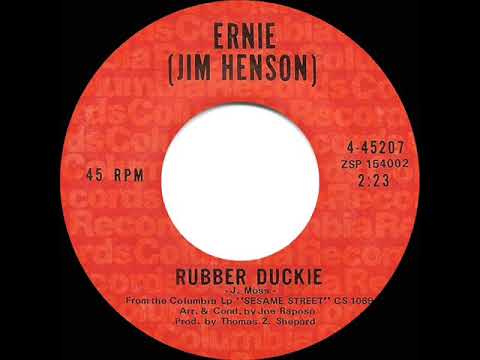 Jim Henson — 1970 HITS ARCHIVE: Rubber Duckie - Ernie (Jim Henson) (mono 45)