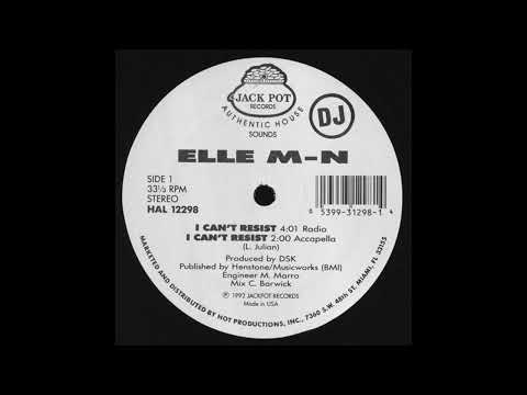 Elle M-N — Elle M-N – I Can't Resist - Jack Pot Records – HAL 12298 (1992)