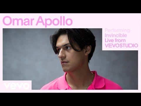 Omar Apollo — Invincible (Live Performance) | Vevo