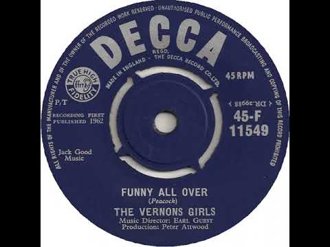 The Vernons Girls — UK New Entry 1963 (3) Vernons Girls - Funny All Over