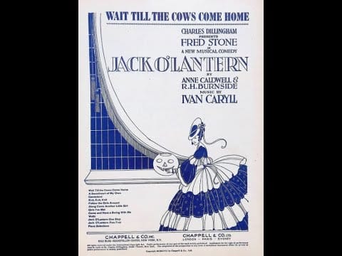 Prince's Band — "Wait Till The Cows Come" Prince's Band on Columbia A2448 (1917) music by Ivan Caryll