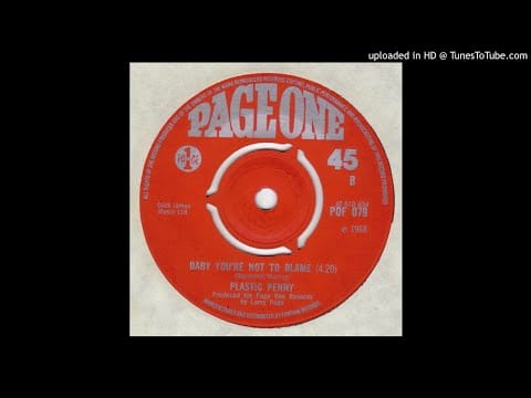 Plastic Penny — Plastic Penny - Baby You're Not To Blame