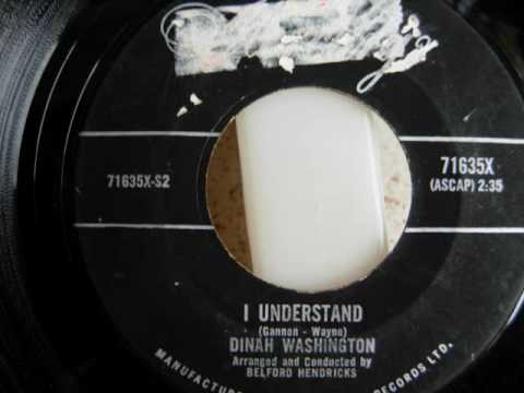 Dinah Washington — Dinah Washington - I Understand