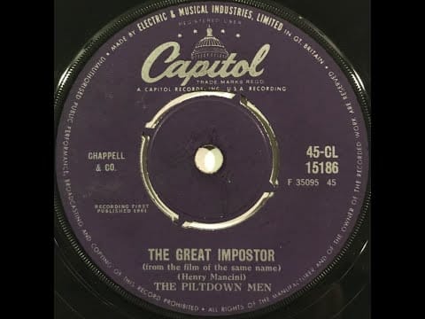 The Piltdown Men — The Piltdown Men "The Great Impostor" from 1961 on CAPITOL #45-CL 15186