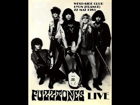 The Fuzztones — The FUZZTONES Live @West-Side Club - Lyon (France) - 22 mai 1985