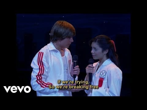 The High School Musical Cast — Troy, Gabriella - Breaking Free (From "High School Musical"/Sing-Along)