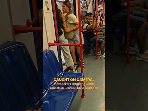 Christ B4 Everything — 🔴Pickpockets targeting Asian Tourists in Rome's Public Transport! A Must-Watch for Travelers! #Trend