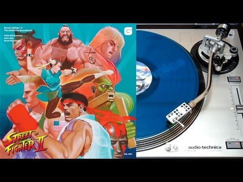 Yoko Shimomura — Street Fighter 2 : The Definitive Soundtrack CPS-1 - vinyl LP collector face A (Brave wave)