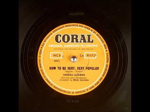 Teresa Brewer — How to Be Very, Very Popular ~ Teresa Brewer with Chorus and Orchestra (1955)