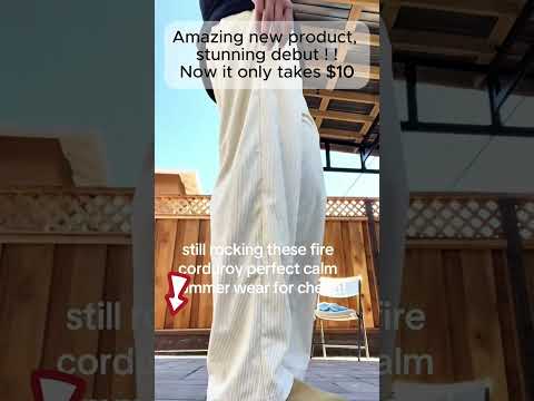 Corduroy (3) — Summer corduroy pants: only $10!#corduroy #summerfashion #mensfashion #affordablefashion
