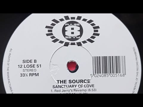 The Source — The Source , Sanctuary Of Love ( red gerry revamp) 1993