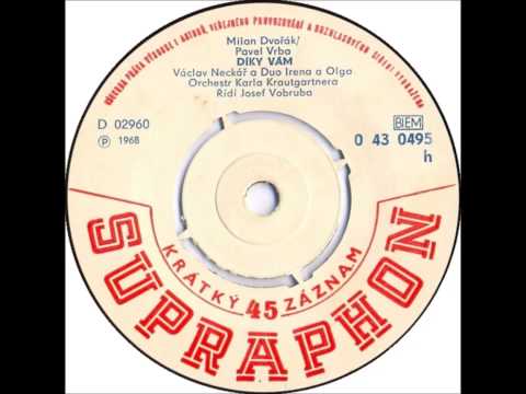 Václav Neckář — Václav Neckář - Díky vám [1968 Vinyl Records 45rpm]