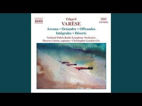 Edgard Varèse — First Electronic Interpolation (beginning)