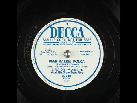 Grady Martin And The Slew Foot Five — Beer Barrel Polka (Roll Out the Barrel) ~ Grady Martin and His Slew Foot Five (1952)