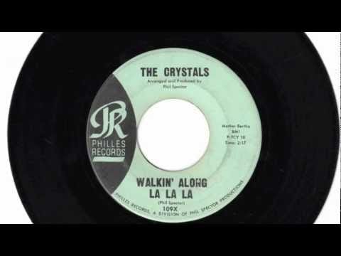 The Crystals — The Crystals - "Walkin' Along La La La" (1963, Phil Spector instrumental 45)