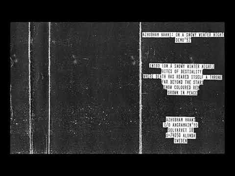 Azhubham Haani — Azhubham Haani [SWE] [Raw Black] 1992 - On a Snowy Winternight (Full Demo)
