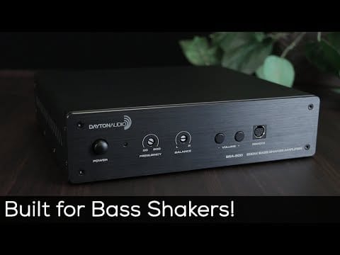 Bass Shakers — The Best Way to Power your Bass Shakers!