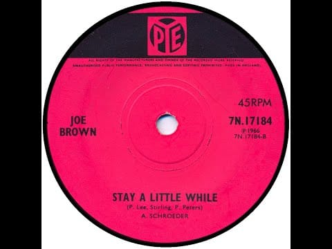 Joe Brown — Joe Brown   - Stay A Little While - Raresoulie