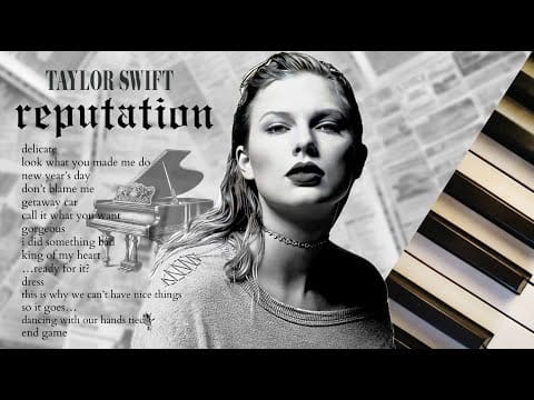 Minnz Piano — taylor swift reputation | 1 hour of calm piano ♪