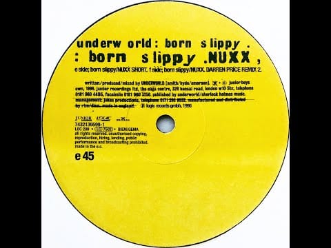 Underworld — Underworld • Born Slippy / NUXX (Short) (1996)