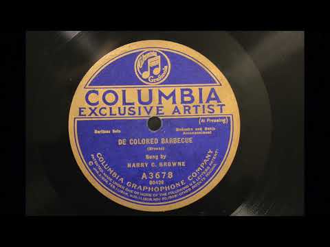 Harry C. Browne — HARRY C  BROWNE De Colored Barbecue