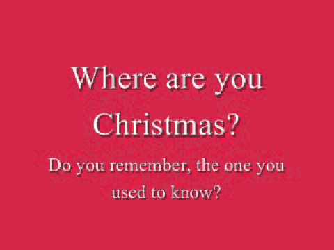 Faith Hill — Faith Hill - Where Are You Christmas (Lyrics)