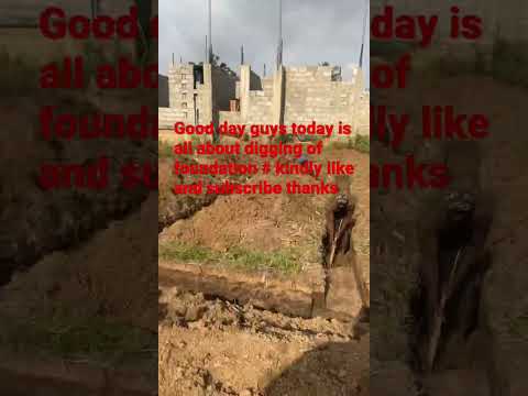 The Foundations — Home Foundation digging .                   #foundation #building